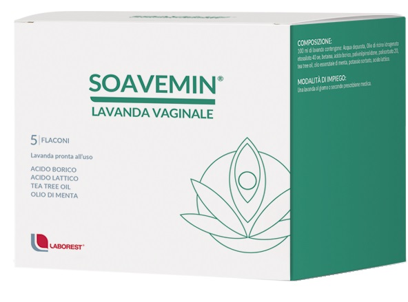 SOAVEMIN LAVANDA VAGINALE 5 FLACONI 100 ML - Pharmaleader