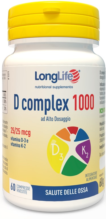 LONGLIFE D COMPLEX 1000 60 COMPRESSE - Pharmaleader