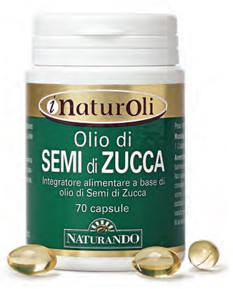 NATUROLI OLIO DI SEMI DI ZUCCA 70 CAPSULE - Pharmaleader