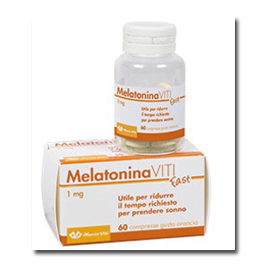 MELATONINA VITI FAST 1MG 60 COMPRESSE GUSTO ARANCIA - Pharmaleader