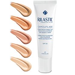RILASTIL CAMOUFLAGE FONDOTINTA CORRETTIVO FLUIDO ELEVATA COPRENZA 30 30 ML - Pharmaleader