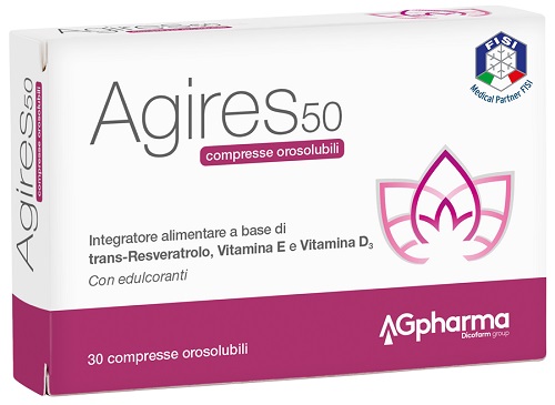 AGIRES 50 30 COMPRESSE OROSOLUBILI SCATOLA 5,4 G - Pharmaleader