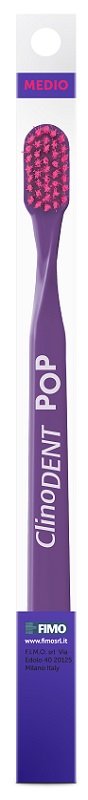 CLINODENT POP VIOLA SPAZZOLINO DA DENTI MEDIO - Pharmaleader