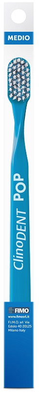 CLINODENT POP BLU SPAZZOLINO DA DENTI MEDIO - Pharmaleader