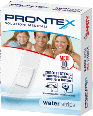 CEROTTO PRONTEX WATER STRIPS MEDIO 10 PEZZI - Pharmaleader