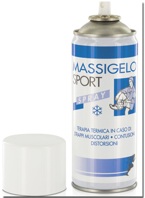 GHIACCIO ISTANTANEO MASSIGELO SPORT BOMBOLETTA SPRAY 400ML - Pharmaleader