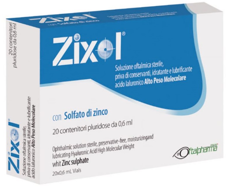 GOCCE OCULARI ZIXOL 20 FLACONCINI 0,6 ML - Pharmaleader