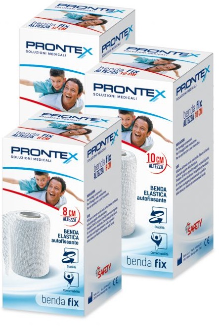 BENDA ELASTICA PRONTEX FIX AUTOFISSANTE 12 CM DI ALTEZZA PER4 METRI IN ESTENSIONE 1 PEZZO - Pharmaleader