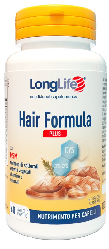 LONGLIFE HAIR FORMULA PLUS 60 TAVOLETTE - Pharmaleader