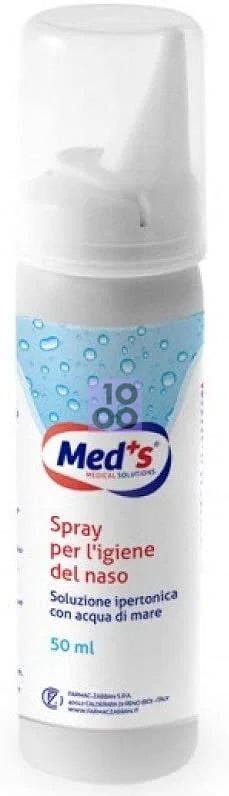 SPRAY MEDS IPERTONICO ACQUA NASO 50 ML - Pharmaleader