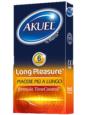 PROFILATTICO ANSELL AKUEL BY MANIX LONG PLEASURE B 6 PEZZI - Pharmaleader