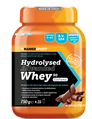 HYDROLYSED ADVANCED WHEY DELICIOUS CHOCOLATE BARATTOLO POLVERE ORALE 750 G - Pharmaleader