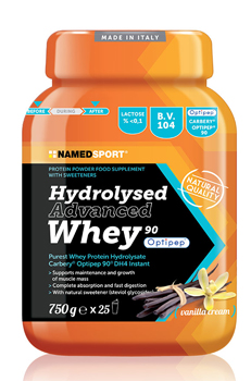 HYDROLYSED ADVANCED WHEY VANILLA CREAM BARATTOLO POLVERE ORALE 750 G - Pharmaleader
