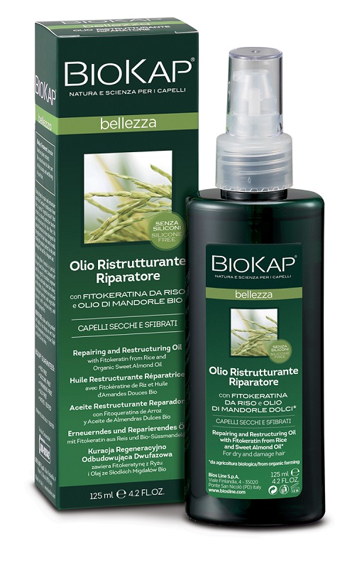 BIOKAP BELLEZZA OLIO RISTRUTTURANTE RIPARATORE 125 ML BIOSLINE - Pharmaleader