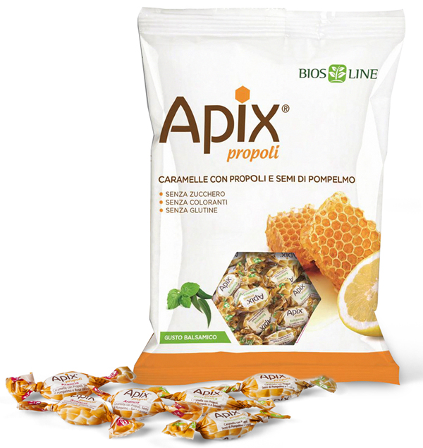 APIX PROPOLI CARAMELLA BALSAMICA 50 G BIOSLINE - Pharmaleader