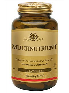 MULTINUTRIENT SOLGAR 30 TAVOLETTE - Pharmaleader