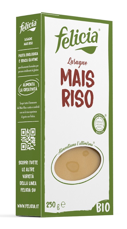 FELICIA PASTA BIOLOGICA MAIS/RISO LASAGNE 250 G - Pharmaleader