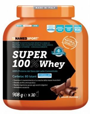 SUPER100% WHEY SMOOTH CHOCOLATE 908 G - Pharmaleader