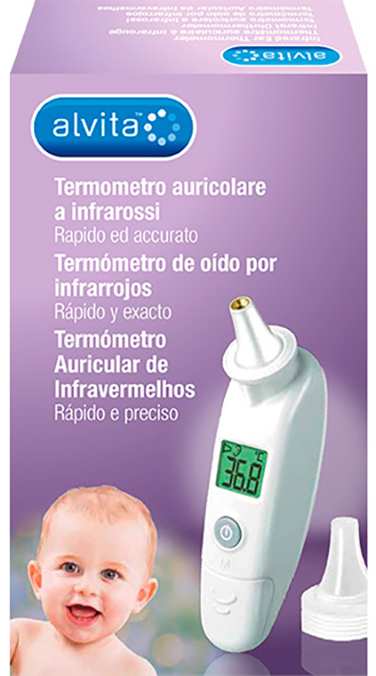 ALVITA TERMOMETRO AURICOLARE A INFRAROSSI - Pharmaleader