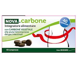 NOVA CARBONE VEGETALE 40 COMPRESSE - Pharmaleader