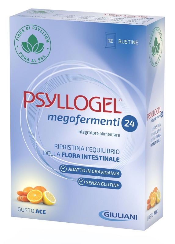 PSYLLOGEL MEGAFERMENTI 24 ACE 12 BUSTE 3 G - Pharmaleader