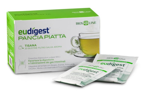BIOSLINE EUDIGEST TISANA DOPOPASTO 20 BUSTE 40 G - Pharmaleader
