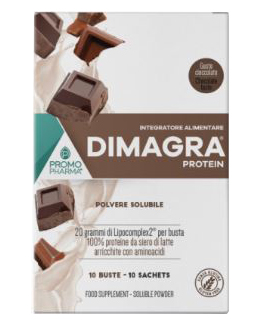 DIMAGRA PROTEIN CIOCCOLATO 10 BUSTE - Pharmaleader