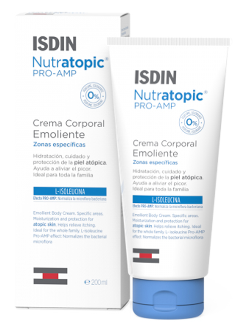NUTRATOPIC PRO-AMP CREMA CORPO EMOLLIENTE 200 ML - Pharmaleader