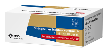 SIRINGA INSULINA USO VETERINARIO MSD-AH 30 SIRINGHE 40 UI/ML - Pharmaleader
