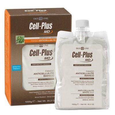 CELL PLUS MD FANGO BIANCO ANTICELLULITE EFFETTO FRESCO 1 KG - Pharmaleader