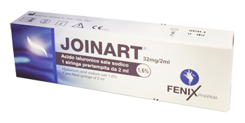 SIRINGA INTRA-ARTICOLARE JOINART ACIDO IALURONICO 1,6% 2 ML 3 PEZZI - Pharmaleader