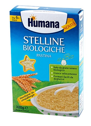HUMANA STELLINE PASTINA BIOLOGICA 320 G - Pharmaleader