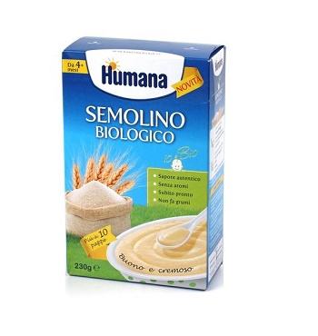HUMANA SEMOLINO BIOLOGICO 230 G - Pharmaleader