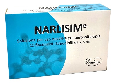 NARLISIM SOLUZIONE PER USO NASALE E AEROSOLTERAPIA 15 FLACONCINI RICHIUDIBILI DA 2,5 ML L'UNO - Pharmaleader