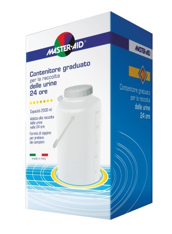 CONTENITORE RACCOLTA URINA MASTER-AID 24 H 2500 ML - Pharmaleader