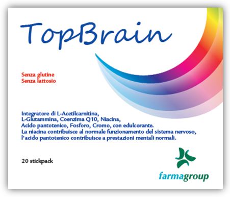 TOPBRAIN 20 STICK 4,5 G - Pharmaleader