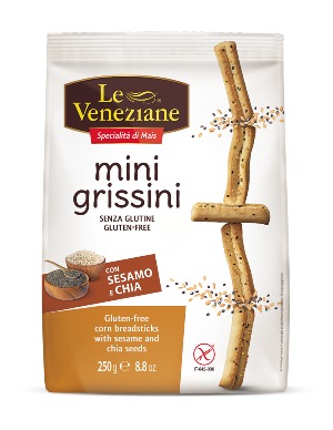 LE VENEZIANE MINI GRISSINI SESAMO E CHIA 250 G - Pharmaleader