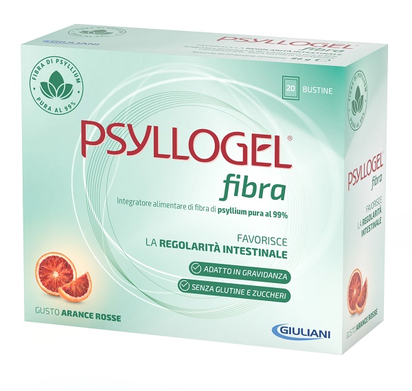 PSYLLOGEL FIBRA ARANCE ROSSE 10 BUSTINE 43 G - Pharmaleader