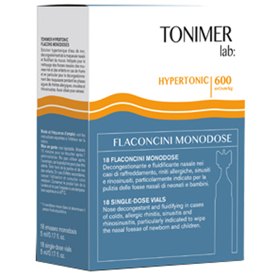 TONIMER LAB HYPERTONIC 18 FLACONCINI MONODOSE - Pharmaleader