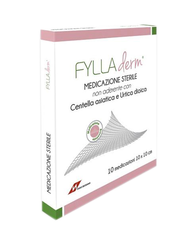 MEDICAZIONE STERILE NON ADERENTE FYLLADERM 10 X 10 CM X 10 BUSTE - Pharmaleader