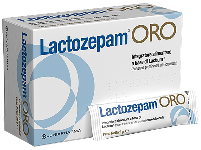 LACTOZEPAM ORO GRANULATO OROSOLIBILE A BASE DI LACTIUM 14 BUSTINE DA 2 G - Pharmaleader