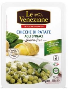 LE VENEZIANE CHICCHE DI PATATE AGLI SPINACI 500 G - Pharmaleader
