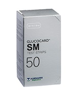 TEST STRIPS PER MISURAZIONE GLICEMIA GLUCOCARD SM 50 PEZZI - Pharmaleader