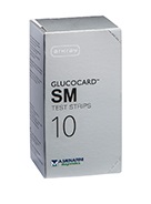 TEST STRIPS PER MISURAZIONE GLICEMIA GLUCOCARD SM 10 PEZZI - Pharmaleader