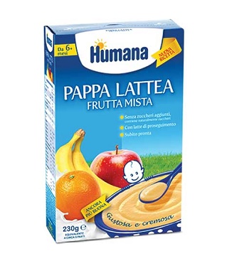 HUMANA PAPPA FRUTTA MISTA 230 G - Pharmaleader