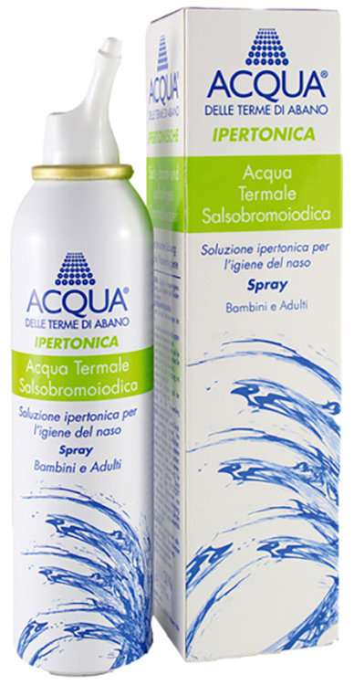 ACQUA DELLE TERME DI ABANO IPERTONICA SPRAY IRRIGAZIONE NASALE 125 ML - Pharmaleader