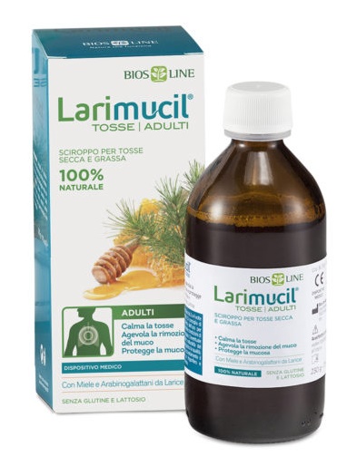 LARIMUCIL TOSSE TOSSE ADULTI SCIROPPO CE 0476V 230 G 175 ML - Pharmaleader