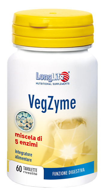 LONGLIFE VEGZYME 60 TAVOLETTE - Pharmaleader