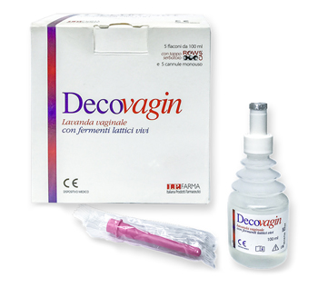 DECOVAGIN 5 FLACONI DA 100 ML + 5 CANNULE MONOUSO - Pharmaleader