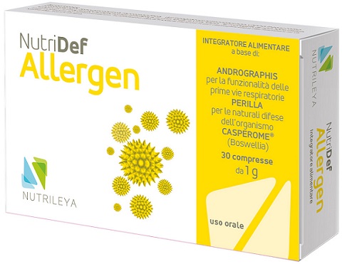 NUTRIDEF ALLERGEN 30 COMPRESSE - Pharmaleader